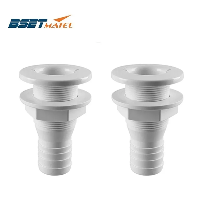 2X нейлоновый пластиковый корпус Трюмный фитинг для трюмного аэратор насоса