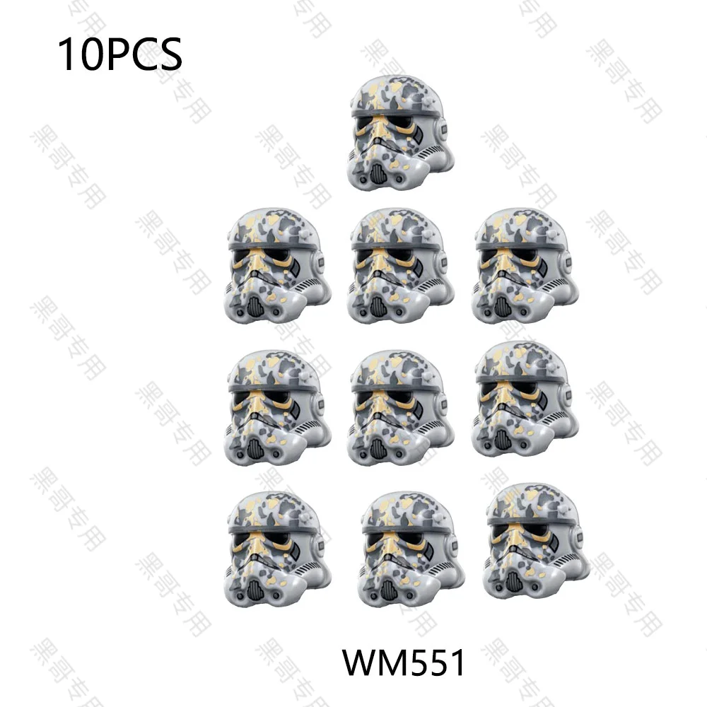 

Disney 10pcs 501st Legion Clone Snowtroopers Troopers Building Blocks Bricks Star Action Figures Wars Kashyyyk 41st Elite Toy