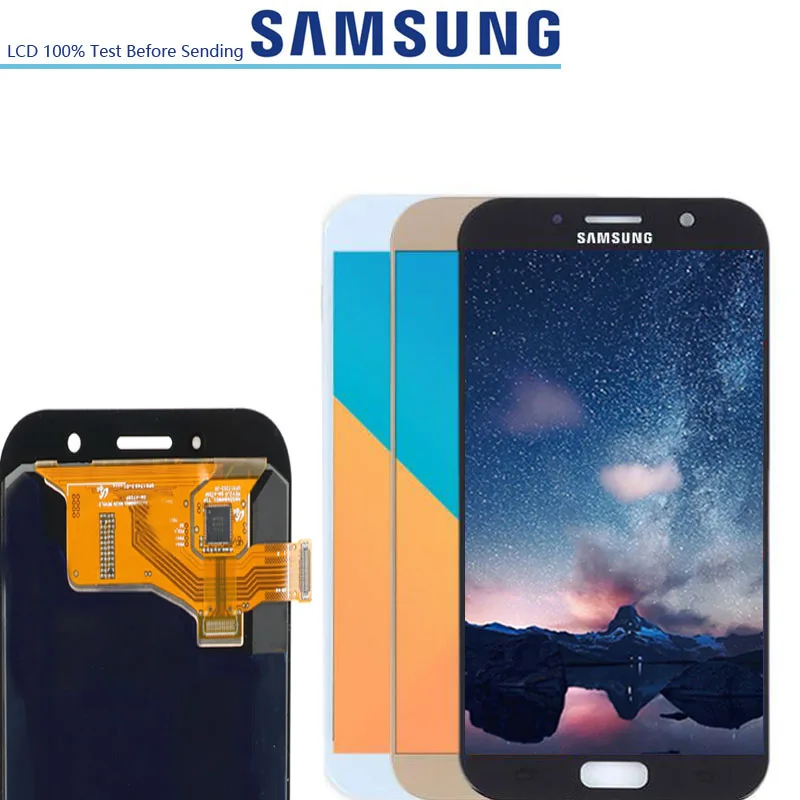 Новый OEM дисплей запасные части для Samsung Galaxy A7 LCD A720M A720Y A720F A720FD A720 сенсорный экран