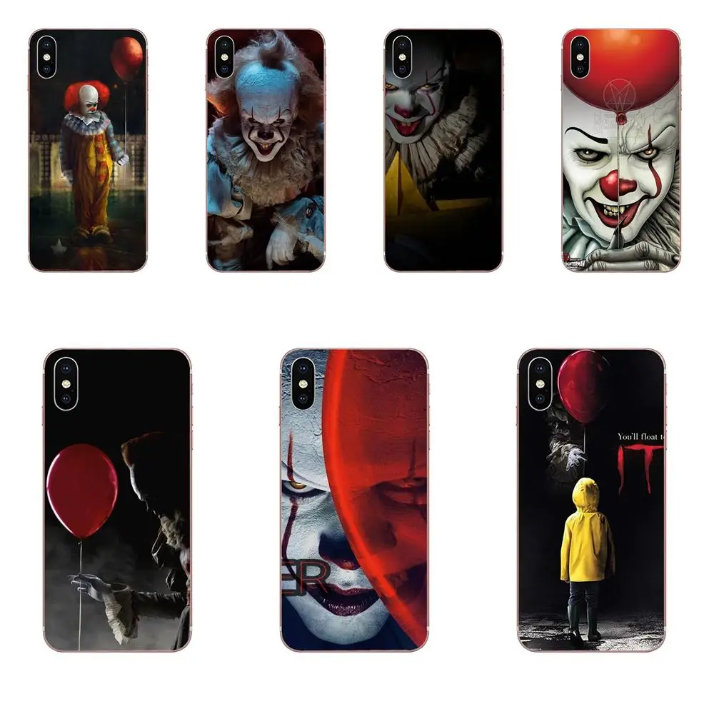 Для sony Xperia Z Z1 Z2 Z3 Z4 Z5 compact Mini M2 M4 M5 T3 E3 E5 XA XA1 XZ Премиум Кожа Тонкий Pennywise клоун ужас