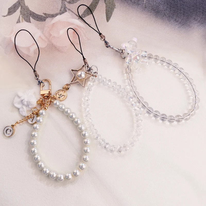 

Mobile Phone Lanyard Short bracelet pendant wrist strap lanyard suitable For iPhone11/12 pendant anti-lost sling strong ornament