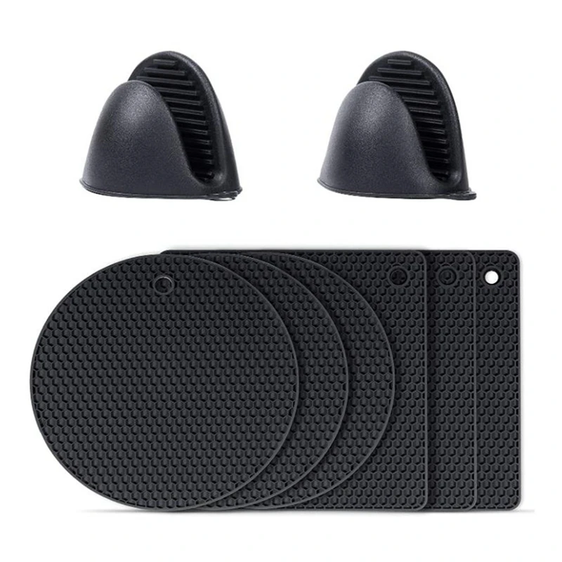 

Tripod,Insulation Pads,6 Pot Holders and 2 Gloves,Heat-Resistant,Non-Slip,Heat-Resistant ,Honeycomb Pattern