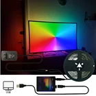 Светодиодная лента для телевизора, USB, RGB, 5 В, WS2812B