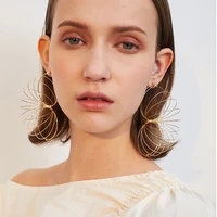 2020 hyperbole geometric earrings for women hiphop show earring fashion jewelry multi spring circle earring pendant