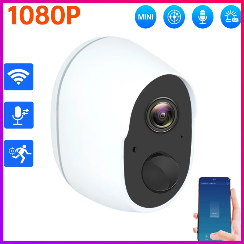 

IP-камера видеонаблюдения, 1080P, Wi-Fi, HD, 2-стороннее Аудио