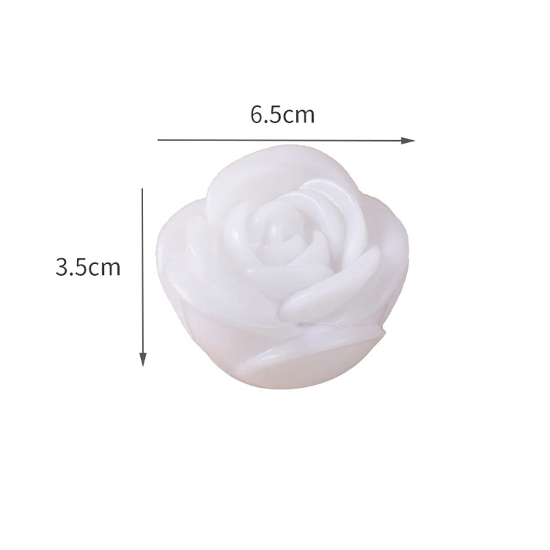 Горячие 7 цветов меняется Авто Беспламенного романтическая роза цветок формы