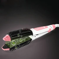 hair rolls plywood straight hair curly hair dual use buckle mini rod electric coil comb straight plate curler small sale
