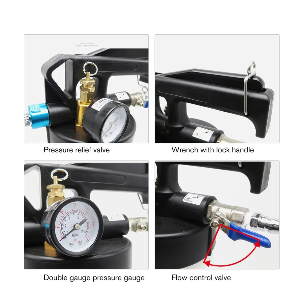 6L Pneumatic Fuel Extractor Dispenser Change Machine Automatic Transmission Pumping Oil Changer Gearbox Filling Tool