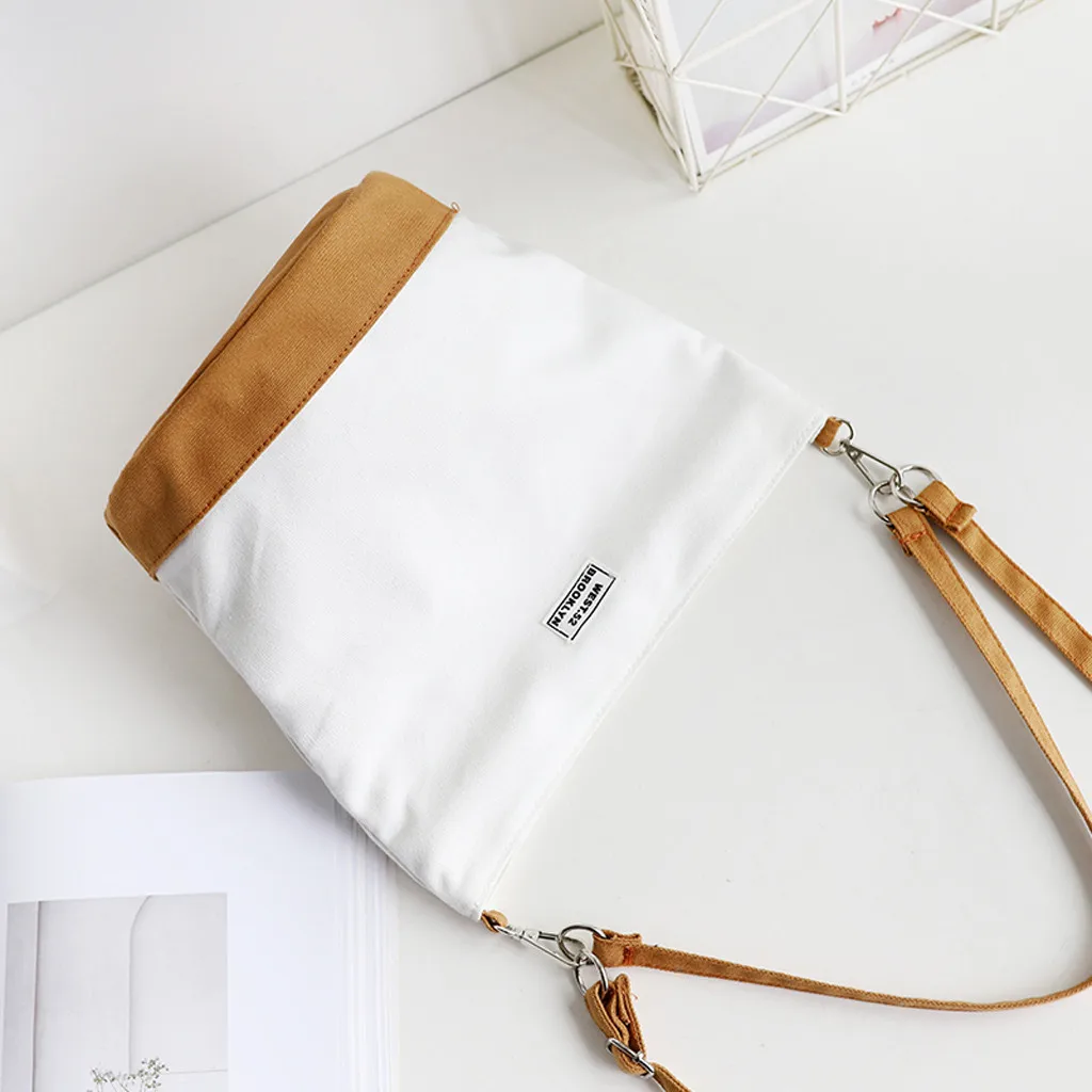 Сумка тоут новая модная Холщовая женская наплечная сумка Литературная ветряная