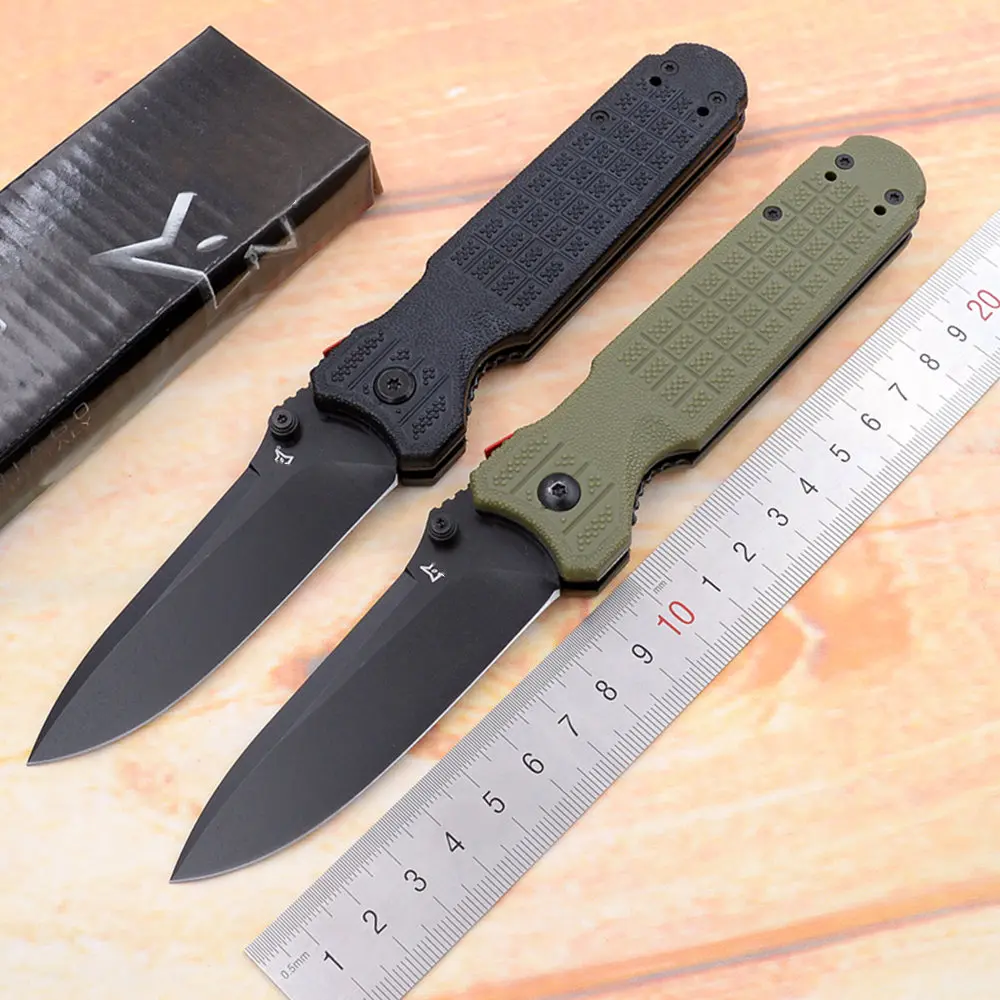 Новинка складной карманный нож JUFULE PREDATOR FX 446B из нейлонового волокна N690Co