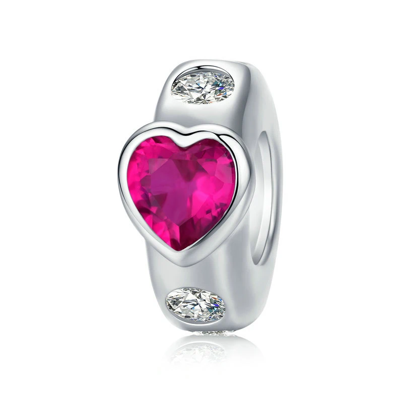 

Fit Original Pandora Pure silver S925 bead separated Bracelet original round color Zircon beads accessories