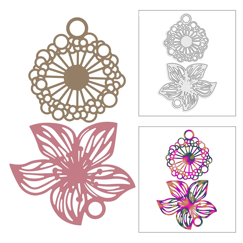 

New 2021 Peach Blossom Flower Ornaments Metal Cutting Dies for DIY Scrapbooking and Card Making Decor Embossing Craft No Stamps