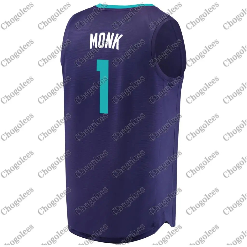 

Men Basketball Jersey Malik Monk Charlotte Fast Break Player Jersey Statement Edition Purple