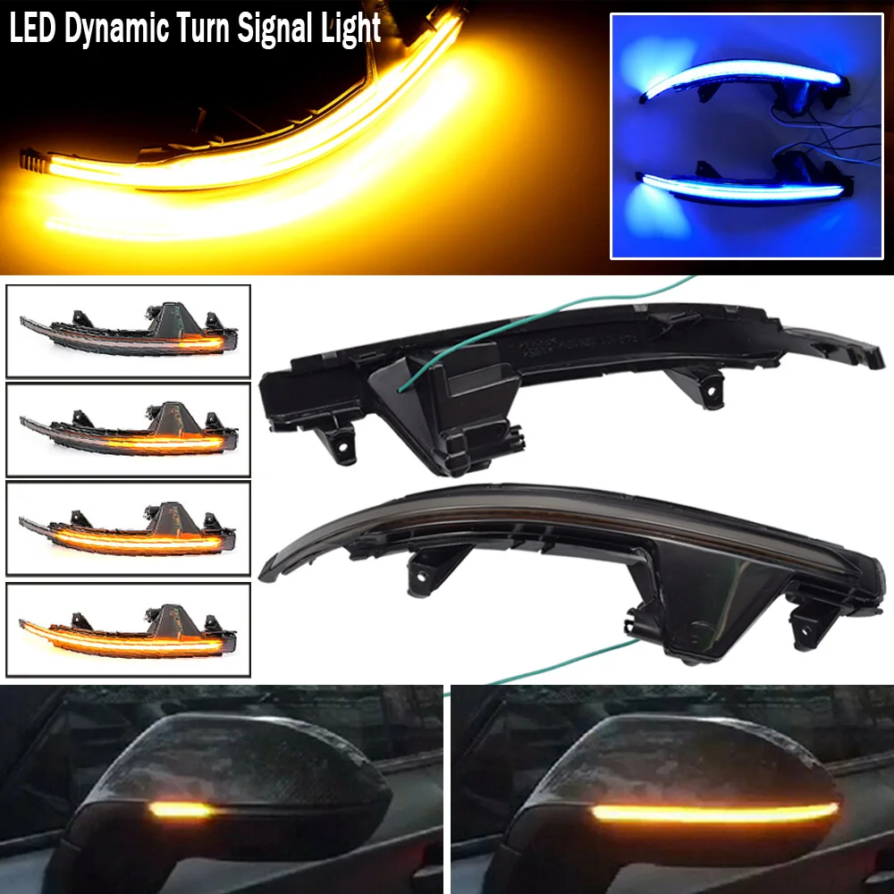 

LED Turn Signal Light For Audi A7 S7 RS7 4G8 20101-2017 Rearview Side Wing Mirror Blinker Flowing Dynamic Sequential Indicator