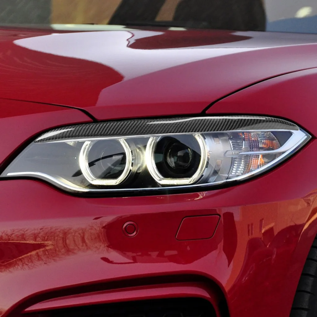 2 шт. резиновые наклейки для автомобильных фар BMW F22 M235i M2 2014-2018 | Автомобили и