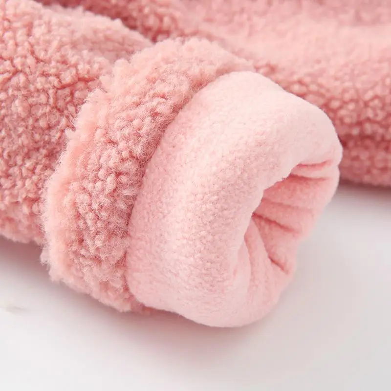 

2020 new spring autumn/winter Girls Kids Plush warm Coat comfortable cute baby Clothes Children Clothing