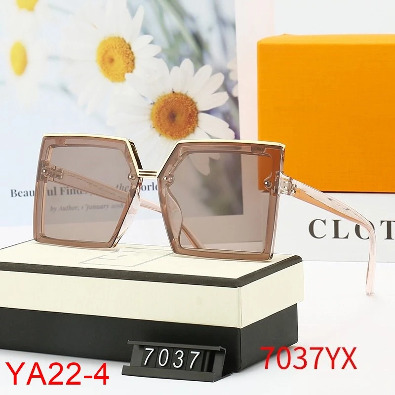 

YA22 Fashion Vintage classic Square Men Sunglasses Brand Designer New Luxury Polarized Women Sunglasses With box