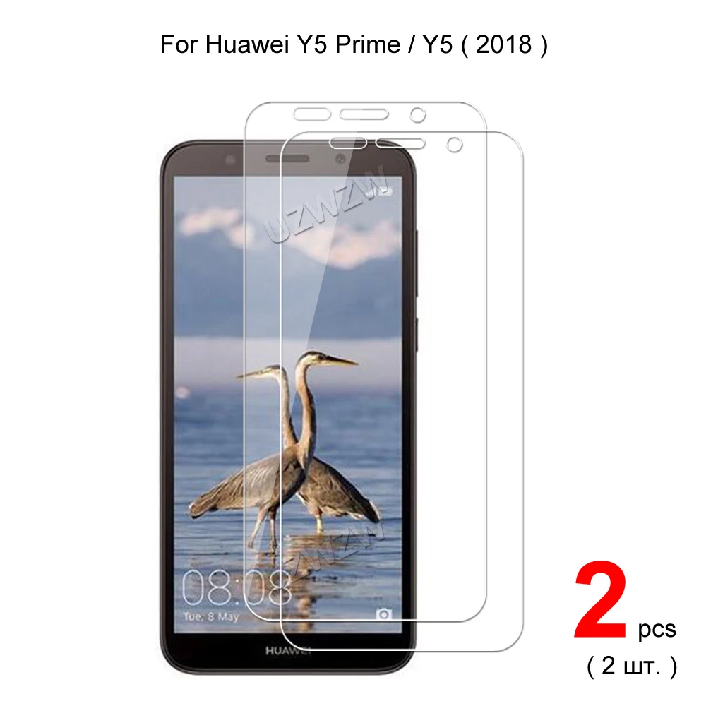 

For Huawei Y5 / Y5 Prime 2018 Tempered Glass Screen Protectors Protective Guard Film HD Clear 0.3mm 9H Hardness 2.5D