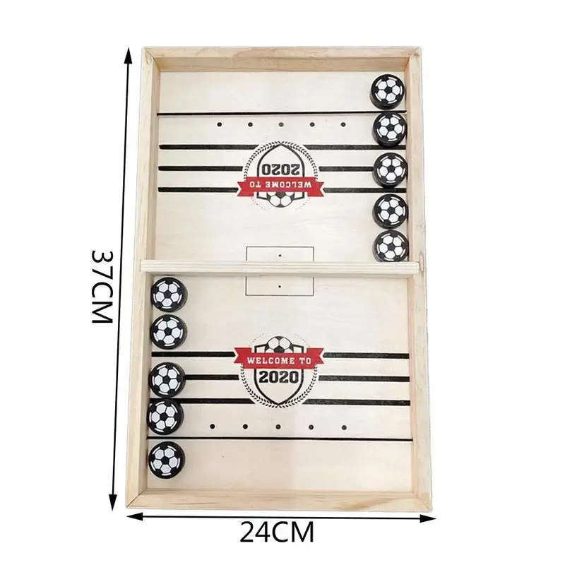 

Interactive Bouncing Chess Fast Sling Punk Board Game Party Eject Chess Desktop Parent-child Ball Hockey Bounce Toy Ruffle H6L4
