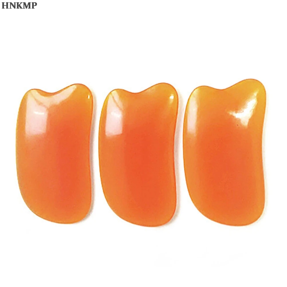 1 шт. натуральный гуаша массажер пчелиный воск смолы скрабирующая пластина для