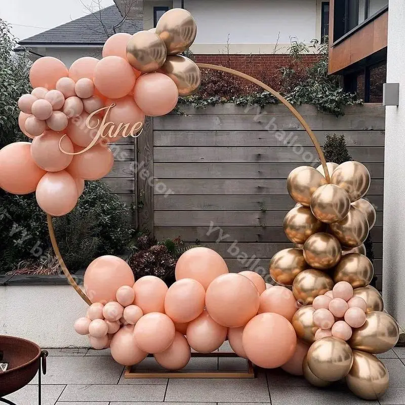 

Воздушный шар, большой, макарон, пастельный, персик, воздушные шары-гирлянды, арочный комплект, золотой, воздушный шар для свадьбы, дня рожде...