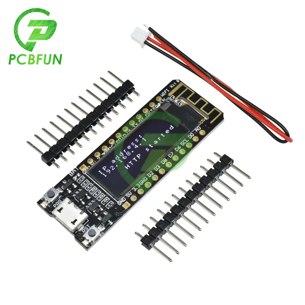 Макетная плата ESP8266 с Wi-Fi, плата CP2014, 32 Мб Flash, Интернет вещей, OLED-дисплей 0,91 дюйма для Arduino IOT NodeMcu модуль