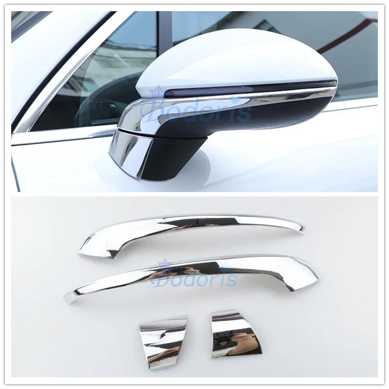 Подсветка серебристого цвета отделка зеркала дверцы Накладка заднего вида