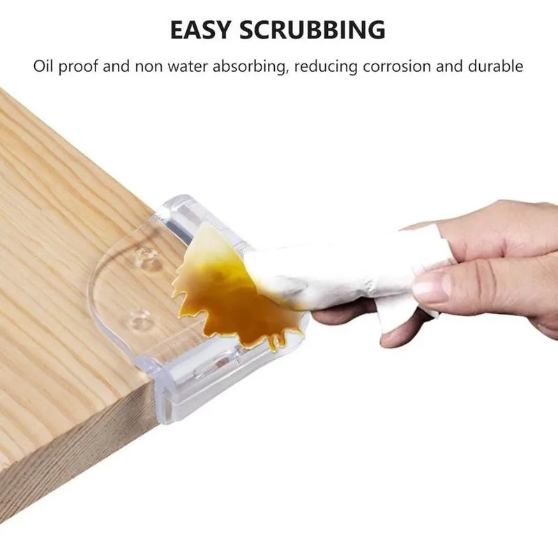 

1pcs Child Baby Safety Silicone Protector Transparent Table Corner Edge Protection Cover Children Anticollision Edge & Guards