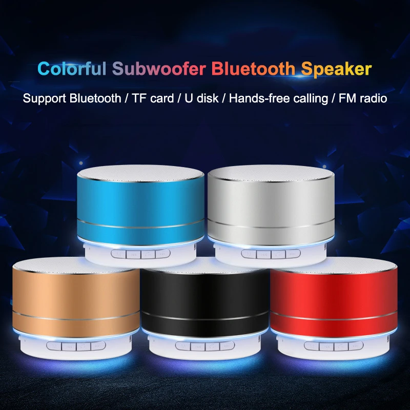 Металлическая Беспроводная Bluetooth Колонка CHYI с поддержкой TF карты|Портативные