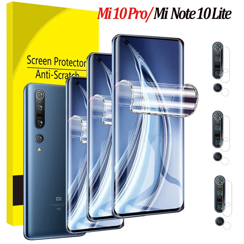 

Hydrogel Film For Xiaomi Mi10 Pro hidrogel Mi 10 Pro Screen Protector Mi Note 10 Pro Lite Soft Glass Mi 10pro Screen Protectors
