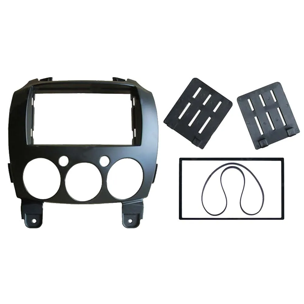 Автомобильная рамка 2 Din для крепления панели Mazda 2010 Demio 2007 + стерео радио Fascia