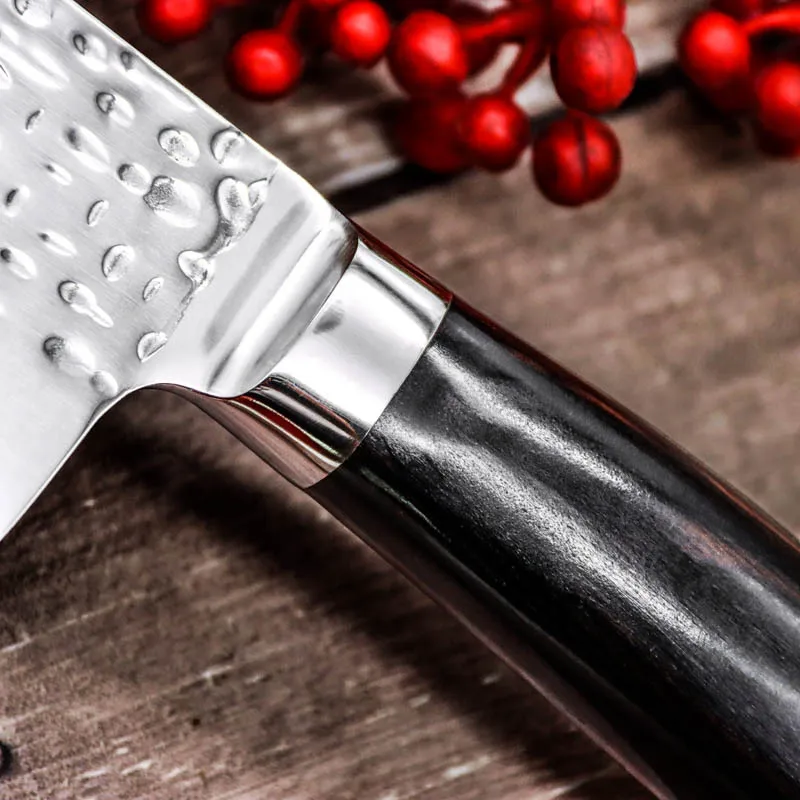 Handmade Kitchen Knife Meat Cleaver Japanese Chef's Cooking 5Cr15Mov Stainless Steel Household Slicing Knives Accessories | Дом и сад