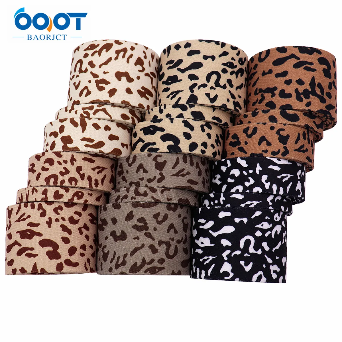 

Double-Sided Leopard Thicken Cloth Ribbon 5Yards 211029-5 50MM DIY Crafts Hairclip Apparel Accessories And Sewing Decorations