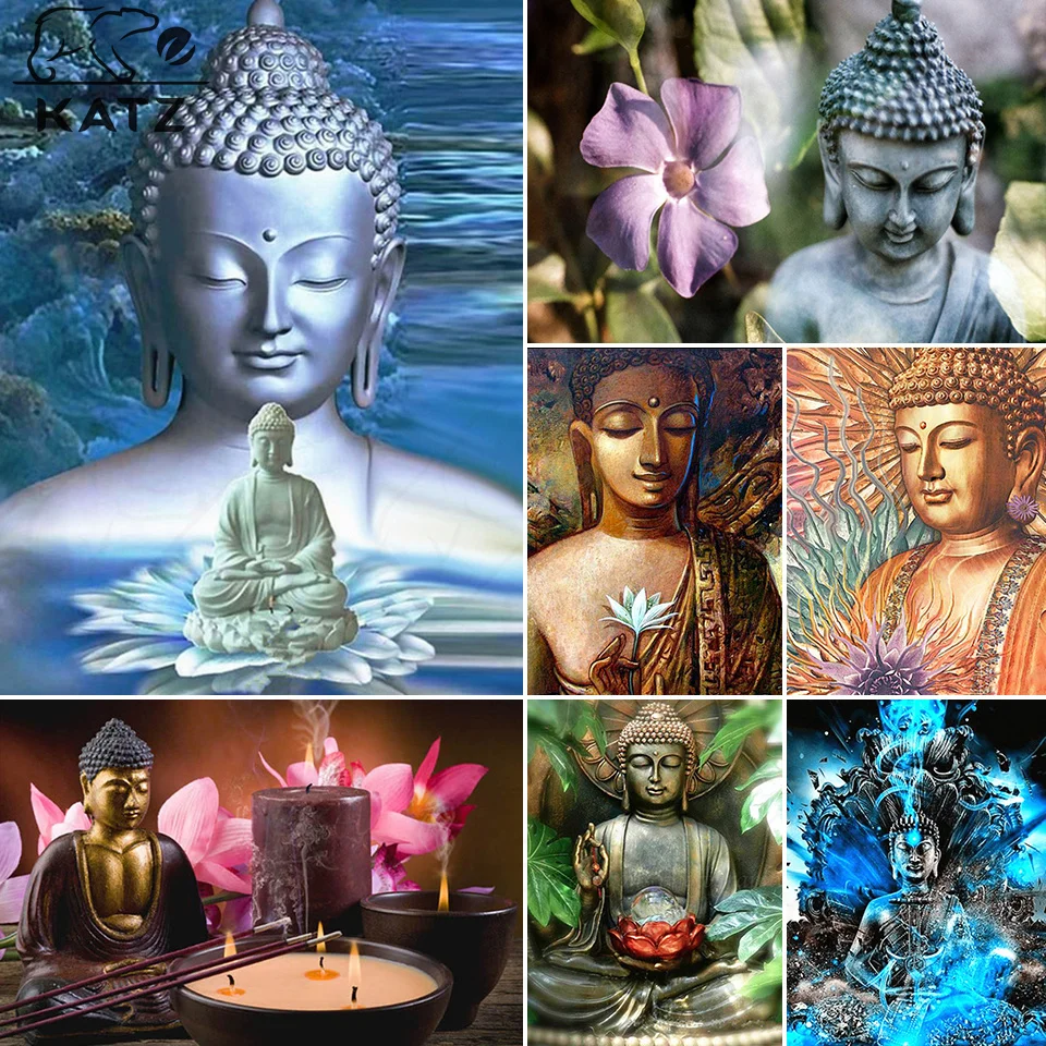 

Diamond Painting Buddhism Religious Picture Embroidery Crossing Diy Bodhi Mosaic Gift Handmade Cross Stitch Home Decoration