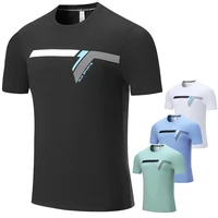 mens gym shirt running quick dry comfortable compression slim short sleeve outdoor trainning tshirt print sporting hot top