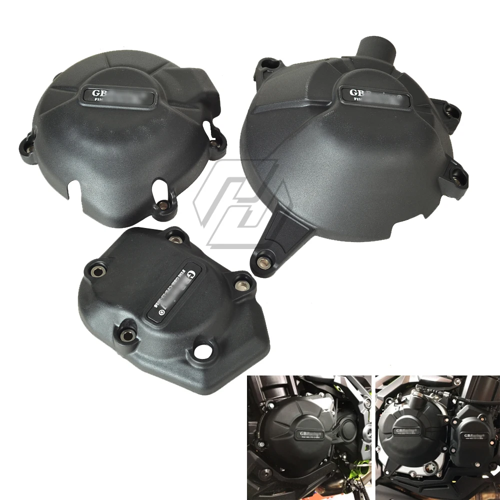 

Motorcycle Engine Protection Water Pump Cover Kit Case for GB Racing for Kawasaki NINJA Z900 2017 2018