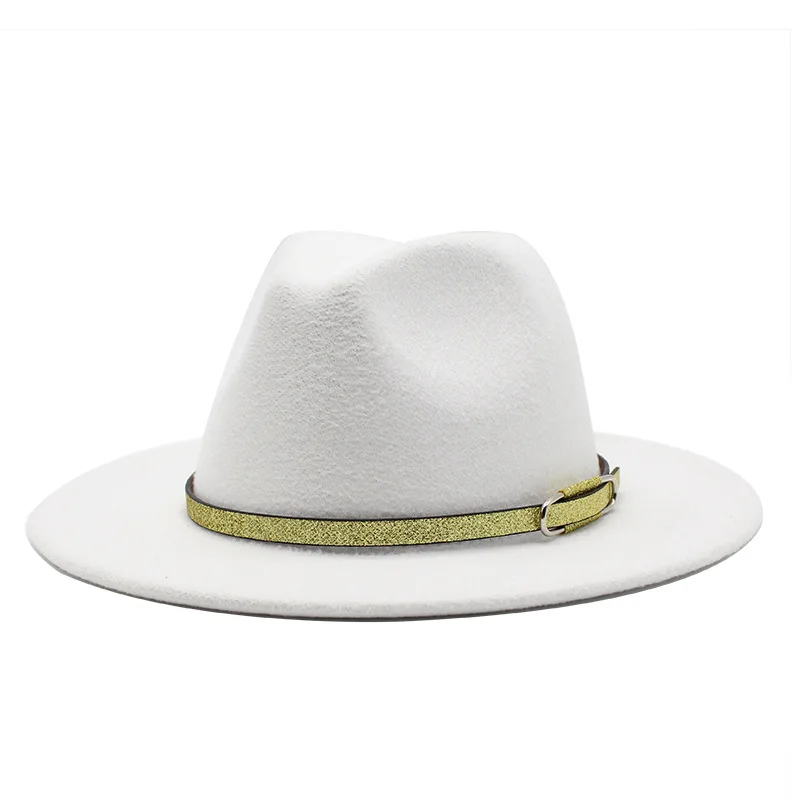 Мужские и женские фетровые шляпки с широкими полями Размеры 56 60 см для джаза Fedora в