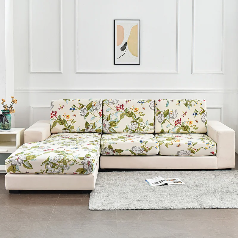 Защитный чехол для мебели в клетку эластичный дивана из спандекса гостиной | Дом