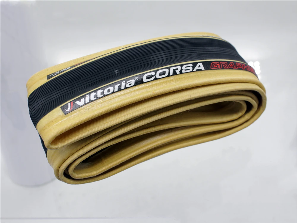 Vittoria Corsa G+ Competition Graphene 2,0 700x25 Black Tan 320 TPI шины для дорожного велосипеда