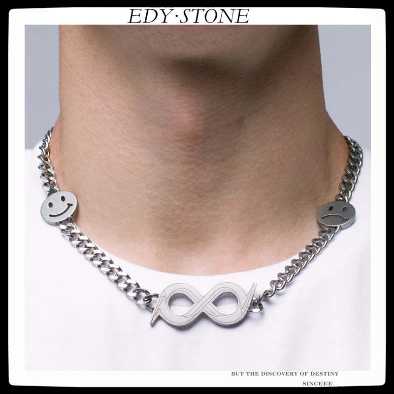 Цепочка с подвеской в стиле панк/хип-хоп из нержавеющей стали | Украшения и