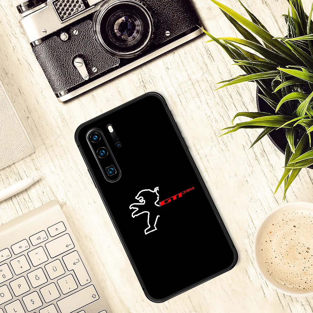 

PEUGEOTS soprt car Cool Phone Case For Huawei P Mate 10 20 30 40 Lite Pro smart Z 2019 nova 5t black Cover Silicone Etui Pretty