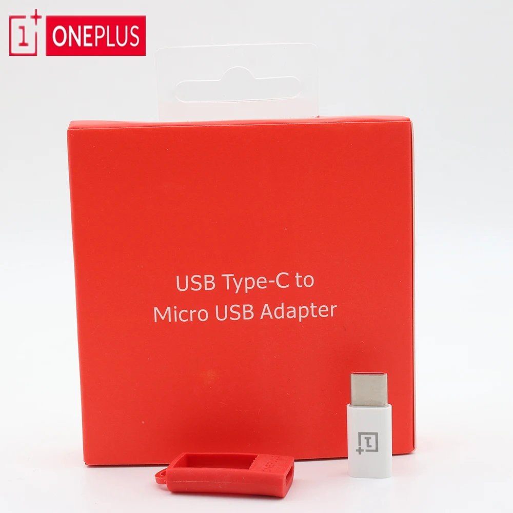 Оригинальный адаптер Oneplus Micro USB к C микро-коннектор Type c для мобильного телефона One