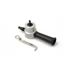 Кусачки для резки металла, с двойной головкой, для листа, пила, резак, инструмент, насадка на дрель бесплатно