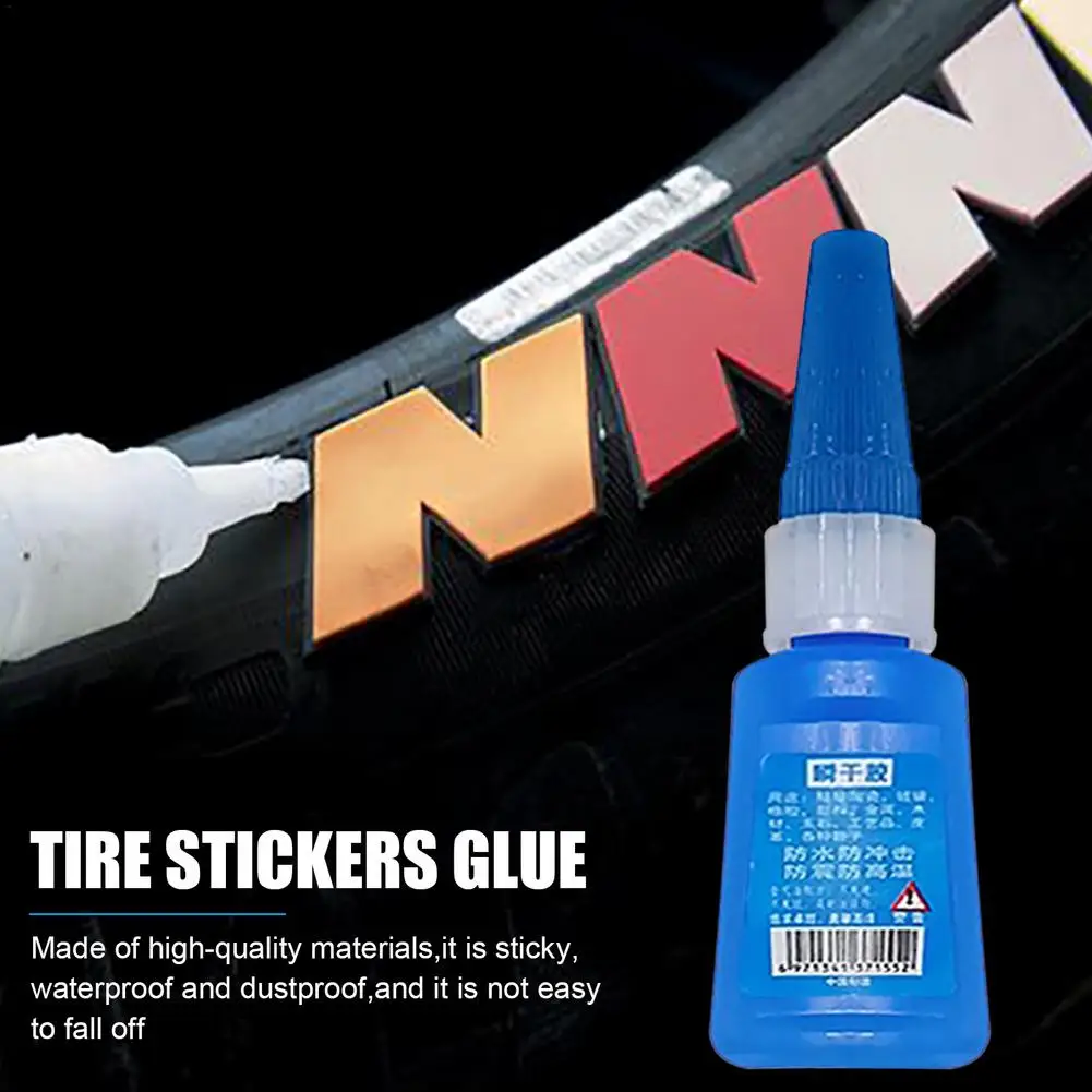 

20ml Tire Decals Glue Car Tire Inner Tube Repairing Care Glue Accessory For Auto Motorcycle Bicycle Tire Care Tool