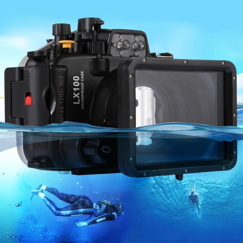 Чехол PULUZ для подводной глубины до 40 м водонепроницаемый корпус камеры Panasonic LUMIX