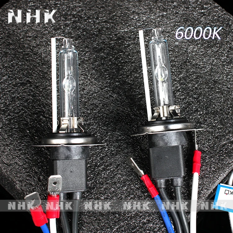 NHK H7 синяя посылка HID ксеноновая лампа 4300K 5500K 6000K универсальные автомобильные