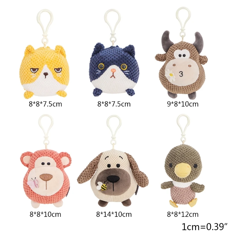 

Little Monkey/ Calf /Puppy /Duckling/ Kitty Stuffed Animal Plush Toy G99C