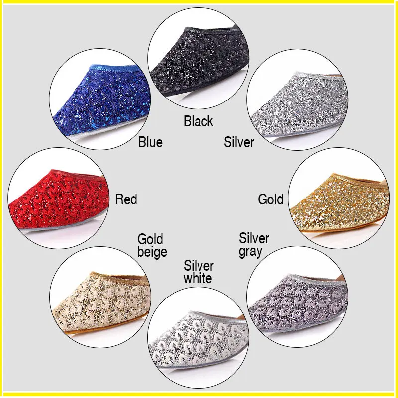 Women Latin Dance Shoes Salsa Ballroom Tango Shoes Wedding High Heel Black Glitter Ladies Girls Jazz Dancing Shoe Female Sandals