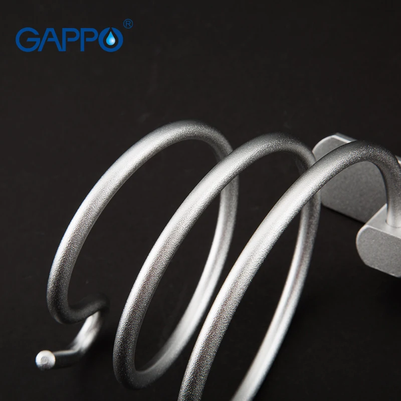 GAPPO алюминиевый настенный фен-стойка органайзер для ванной комнаты полка