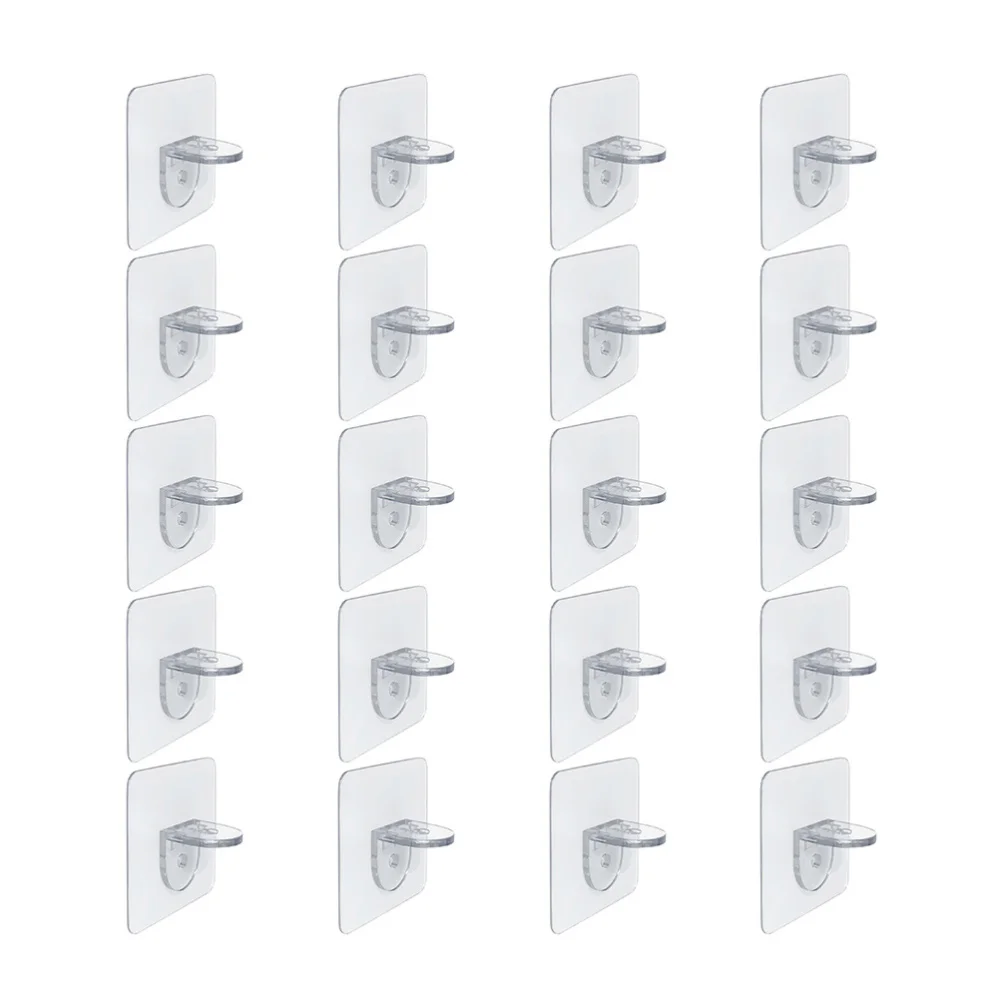 

Shelf Cabinet Bracket Support Closet Holder Clips Pegs Wardrobeplastic Broken Supports Peg Divider
